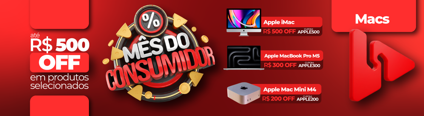 Banner Mês do consumidor Iphones