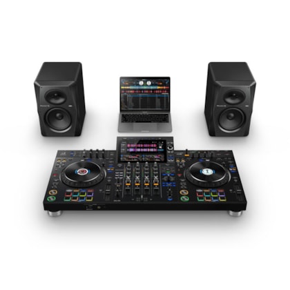 AlphaTheta XDJ-AZ Controlador Sistema DJ All-in-One Profissional 4 Canais Wi-Fi Bluetooth Otimizado - Preto