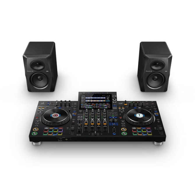 AlphaTheta XDJ-AZ Controlador Sistema DJ All-in-One Profissional 4 Canais Wi-Fi Bluetooth Otimizado - Preto-159c2fa6-d84d-4691-8967-7729a65a14cd