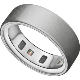 Anel Inteligente Smart Oura Ring 4 Bluetooth Tamanho 11 - Prata Escovado