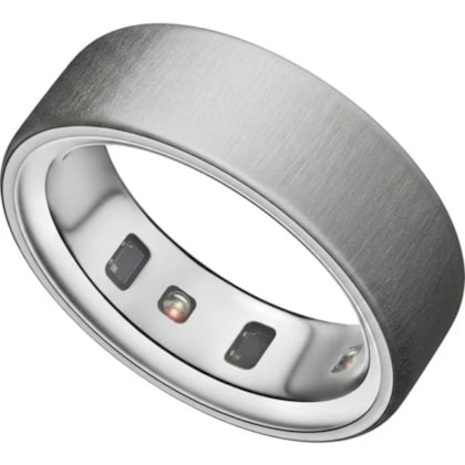 Anel Inteligente Smart Oura Ring 4 Bluetooth Tamanho 11 - Prata Escovado