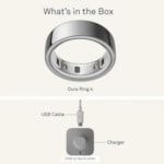 Anel Inteligente Smart Oura Ring 4 Bluetooth Tamanho 12 - Prata Escovado-b717b76a-8ed6-4c95-9e63-2c8c6a6a9d6b
