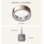 Anel Inteligente Smart Oura Ring 4 Bluetooth Tamanho 8 - Rose Gold-7ab98f19-3508-4c9b-8281-a427cf6970ee