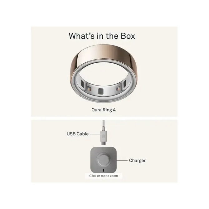 Anel Inteligente Smart Oura Ring 4 Bluetooth Tamanho 8 - Rose Gold-2f748a26-bfb6-4566-a9aa-fba1dcfbf1ca