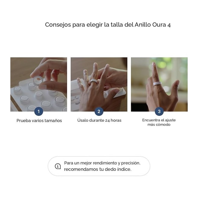 Anel Inteligente Smart Oura Ring 4 Bluetooth Tamanho 9 - Prata-4abf8785-336f-461b-987d-663efcf6c70c