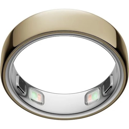 Anel Inteligente Smart Oura Ring 5 Bluetooth Tamanho 6 - Dourado
