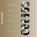 Anel Inteligente Smart Oura Ring 5 Bluetooth Tamanho 6 - Dourado-bc008e93-827b-4920-8bfa-6e6197578e12