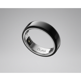 Anel Inteligente Smart Oura Ring 5 Bluetooth Tamanho 6- Preto