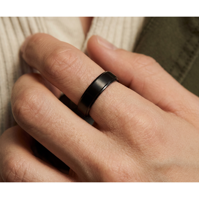 Anel Inteligente Smart Oura Ring 5 Bluetooth Tamanho 6- Preto-a1cc5030-0b77-43fb-af94-be4bb94bc73b