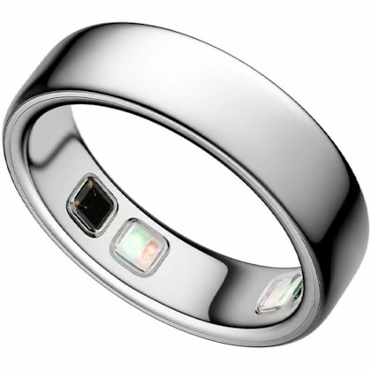 Anel Inteligente Smart Oura Ring 5 Bluetooth Tamanho 7 - Prata