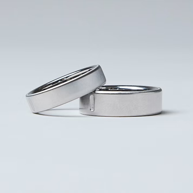 Anel Inteligente Smart Oura Ring 5 Bluetooth Tamanho 7 - Prata-b1cbee89-425a-4217-bf1a-8c1e71114c3a