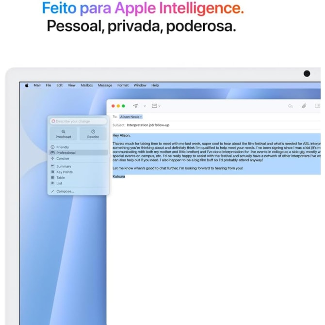 Apple iMac 2024 Apple M4 SSD 256GB / Memória 16GB / 24
