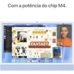 Apple iMac 2024 Apple M4 SSD 256GB / Memória 16GB / 24