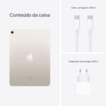 Apple iPad Air 5th geração 2022 Wi-Fi 256GB M1 ( 10.9 polegadas ) - Estelar-9f917c47-6642-408f-8144-cd6b4693b72b