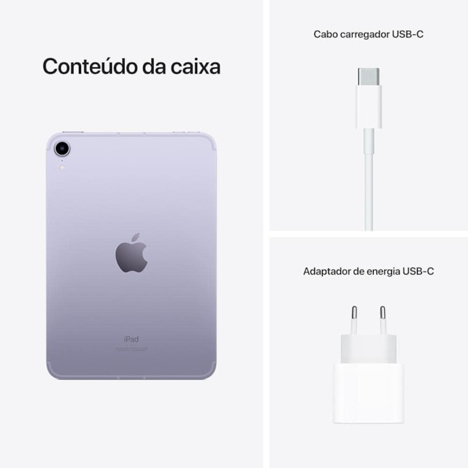 Apple iPad Mini 6th geração Wi-Fi 256GB ( 8.3 polegadas ) - Roxo-dc7b95e8-6a00-4b06-8943-a9a34320b6c3