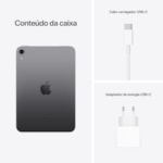 Apple iPad Mini 6th geração Wi-Fi 64GB ( 8.3 polegadas ) - Cinza Espacial-9c7d4f9f-e043-4b69-b34c-a3b494311a42