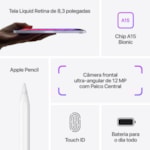 Apple iPad Mini 6th geração Wi-Fi 64GB ( 8.3 polegadas ) - Roxo-f072c733-8383-49b2-8e7e-88c36df4d498