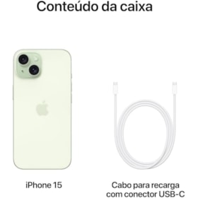 Apple iPhone 15 128GB 5G - Vitrine - tela Super Retina XDR OLED 6.1