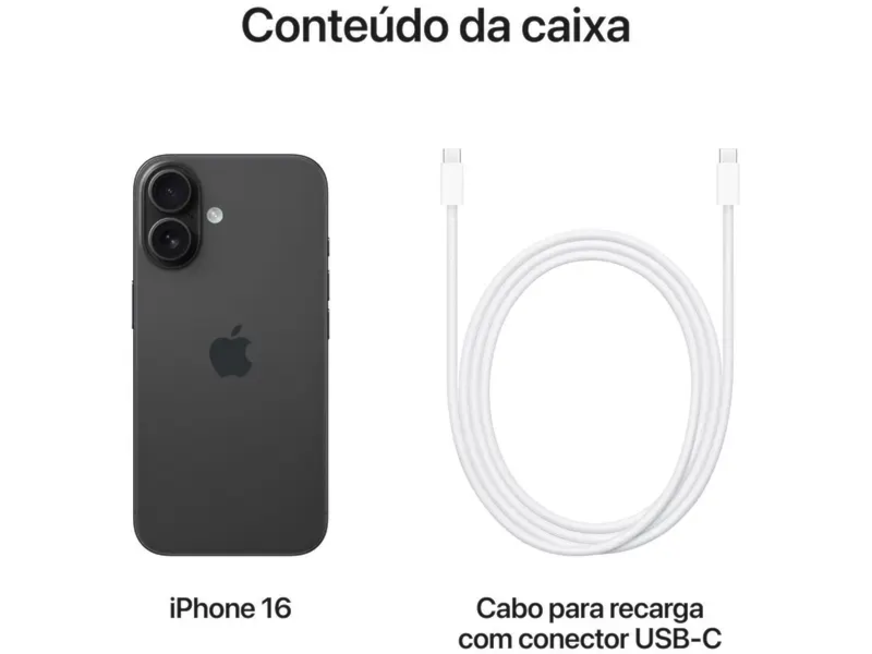 Apple iPhone 16e 256GB - Tela Super Retina XDR 6.1