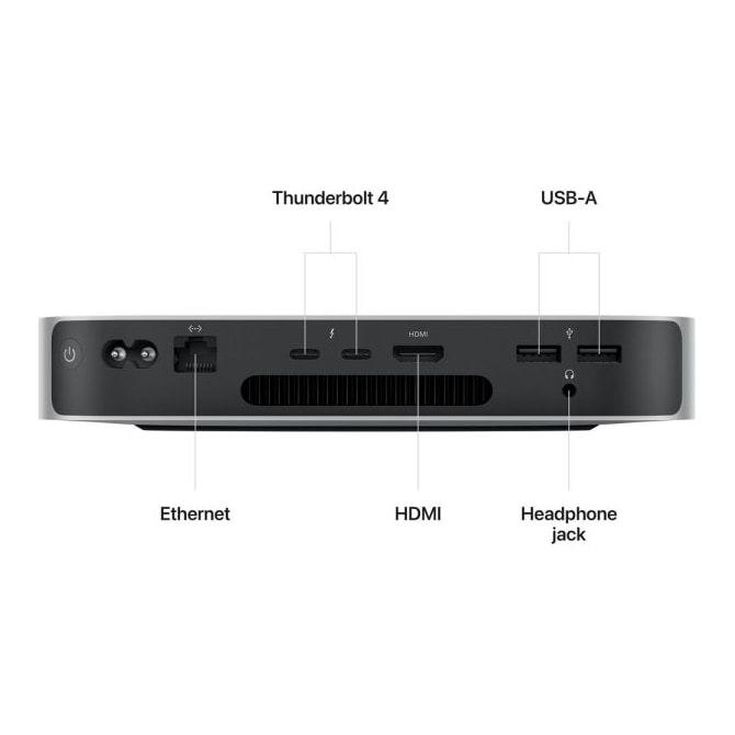 Apple Mac Mini (2023) M2 Octa Core de 8GB Ram/512GB SSD - Prata-06010046-a244-46e9-af95-1f00d3b4c7f6