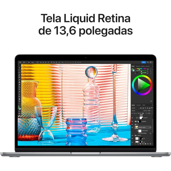 Apple MacBook Air M2 2022 256GB SSD com 8GB RAM ( 13.6 polegadas ) - Gray-607eab81-09ac-47d1-9dd2-575c159839e1