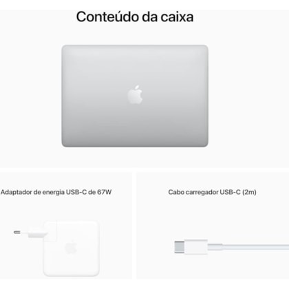 Apple MacBook Pro M2 2022 256GB SSD com 8GB RAM ( 13.3 polegadas ) - Silver