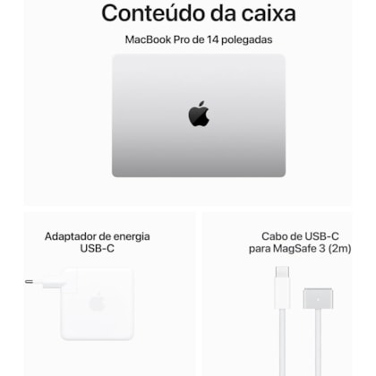 Apple MacBook Pro M3 2023 / Memória 18GB / SSD 1TB / 14.2