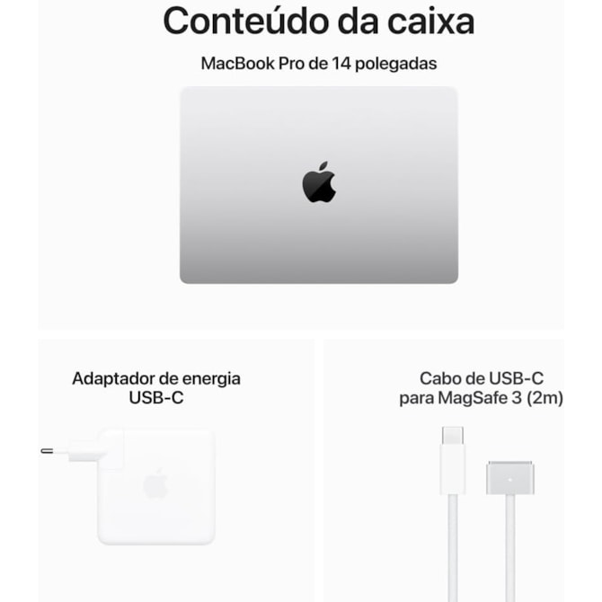 Apple MacBook Pro M3 2023 / Memória 18GB / SSD 1TB / 14.2