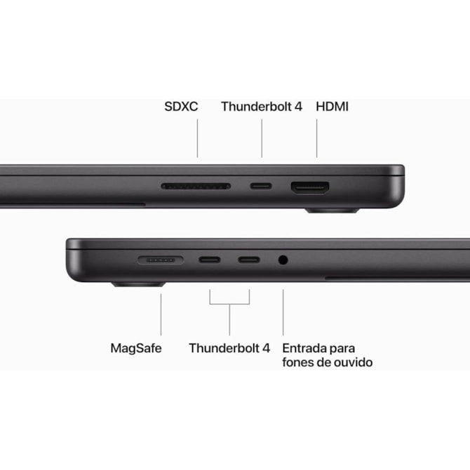Apple MacBook Pro M3 2023 / Memória 18GB / SSD 512GB / 16.2