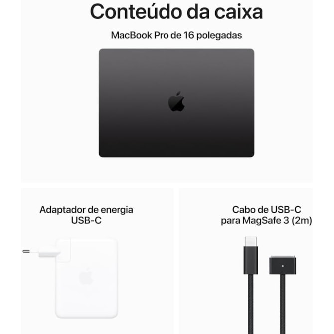Apple MacBook Pro M3 2023 / Memória 18GB / SSD 512GB / 16.2
