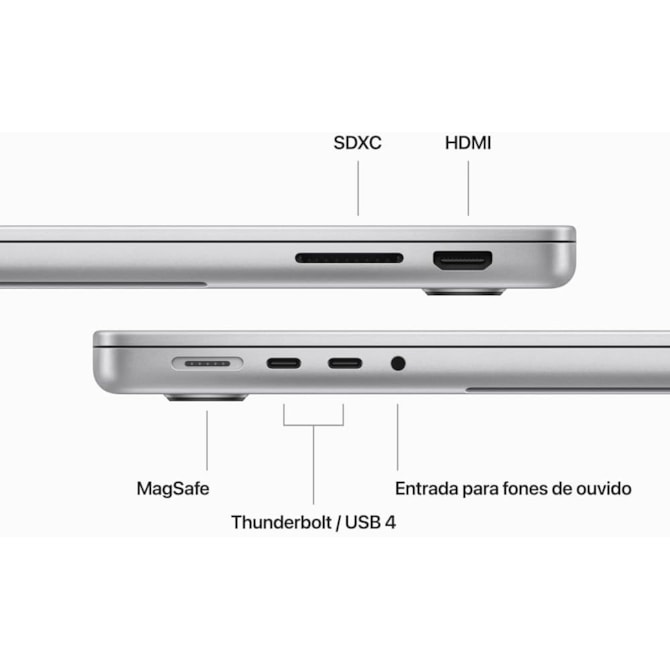 Apple MacBook Pro M3 2023 / Memória 8GB / SSD 512GB / 14.2