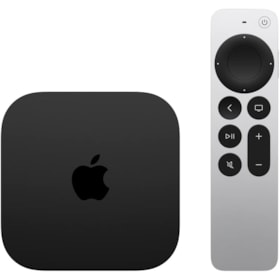 Apple TV 3RD Generation A2737 MN873LZ 2022 4K Ultra HD de 64GB com Wi-Fi/Bluetooth - Preto