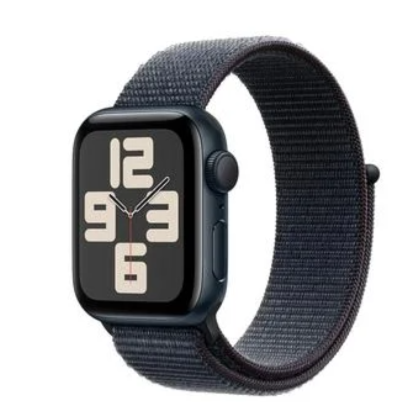 Apple Watch SE 2nd geração GPS 40mm Aluminio Midnight- Pulseira Sport Loop Ink