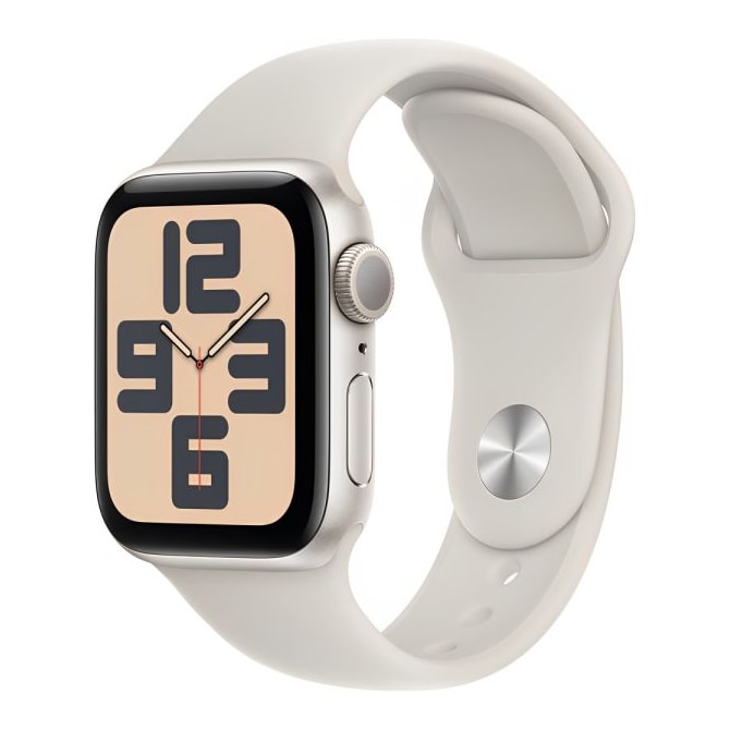 Apple Watch SE 2nd geração GPS 40mm Estelar - Pulseira Esportiva-2583b2b7-70b5-40c2-9e19-096dca9ec7d8