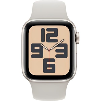 Apple Watch SE 2nd geração GPS 40mm Estelar - Pulseira Esportiva