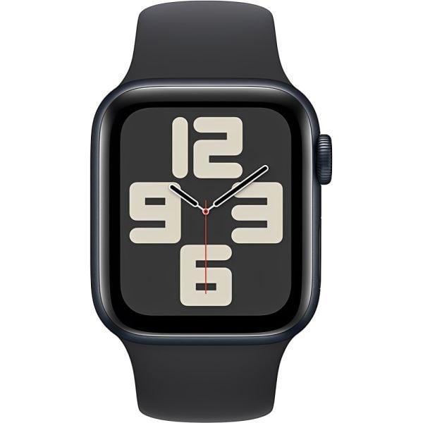 Apple Watch SE 2nd geração GPS 40mm Meia-noite - Pulseira de Borracha