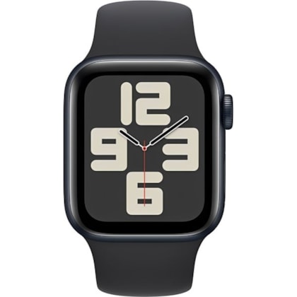 Apple Watch SE 2nd geração GPS 40mm Meia-noite - Pulseira Esportiva