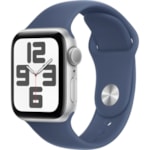 Apple Watch SE 2nd geração GPS 40mm Silver - Pulseira de Borracha-9fb6d314-1e0a-4127-b4b2-8dc4799a7c4a