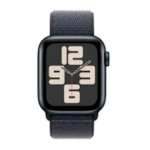 Apple Watch SE 2nd geração GPS 44mm Aluminio Midnight - Pulseira Sport Loop Ink-c9c73ab4-669f-482b-892a-c7b442449f4b