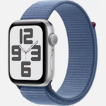Apple Watch SE 2nd geração GPS 44mm Aluminio Silver - Pulseira Sport Loop Blue-38c48f8f-dcbe-4d54-9c82-b34d5ab45ad1