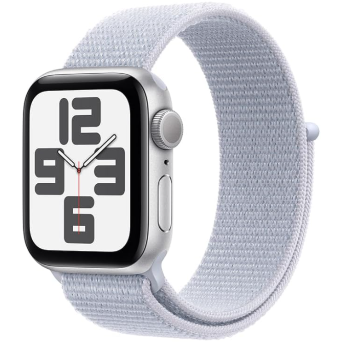 Apple Watch SE 2nd geração GPS 44mm Aluminio Silver - Pulseira