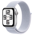 Apple Watch SE 2nd geração GPS 44mm Aluminio Silver - Pulseira Sport Loop Cloud-e382244e-86d8-4705-be13-15b3da753702