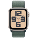 Apple Watch SE 2nd geração GPS 44mm Aluminio Starlight - Pulseira Sport Loop Lake Green-9a517872-81cd-4620-80da-bd3552753d3f