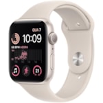 Apple Watch SE 2nd geração GPS 44mm Estelar - Pulseira de Borracha-7161cf09-67f4-4b5f-9a4c-0bdb6ff38547