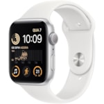 Apple Watch SE 2nd geração GPS 44mm Silver - Pulseira de Borracha-250b50c5-06f1-4833-9795-e383cf920cca