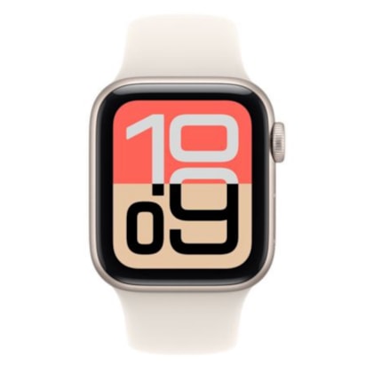 Apple Watch SE 3rd geração GPS 40mm - Estelar - Pulseira Esportiva