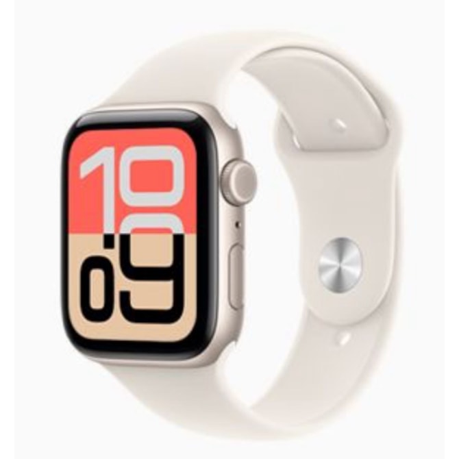 Apple Watch SE 3rd geração GPS 44mm - Estelar - Pulseira Esportiva-d50bcdec-3f1b-4785-b686-0cc9d6178285