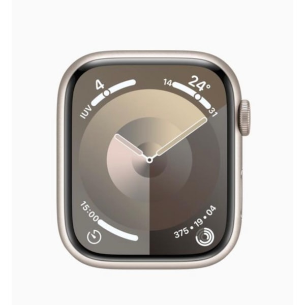 Apple Watch Serie 9 GPS 41mm Estelar de Alumínio - pulseira de borracha-f97004d4-06bc-4990-8e61-8f7b35e9a262