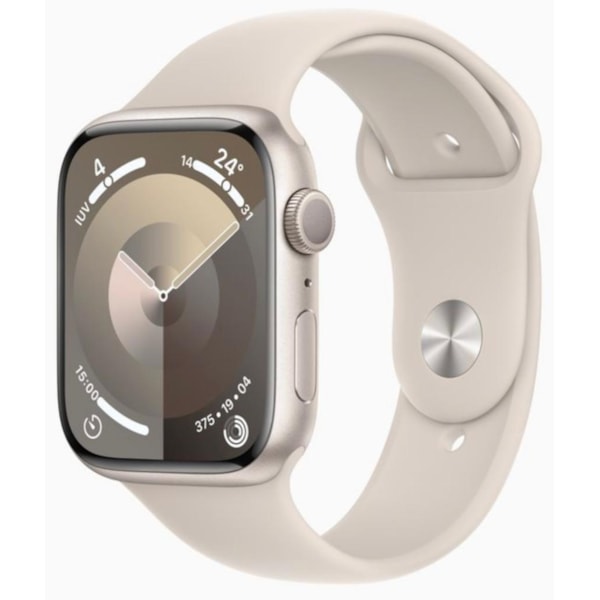 Apple Watch Serie 9 GPS 41mm Estelar de Alumínio - pulseira de borracha-6b57d230-64b9-4175-aac1-f12d20da6066