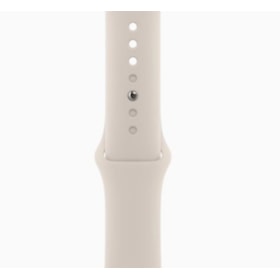 Apple Watch Serie 9 GPS 41mm Estelar de Alumínio - pulseira de borracha